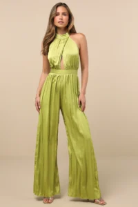 green jumpsuit - what to pack for a cruise