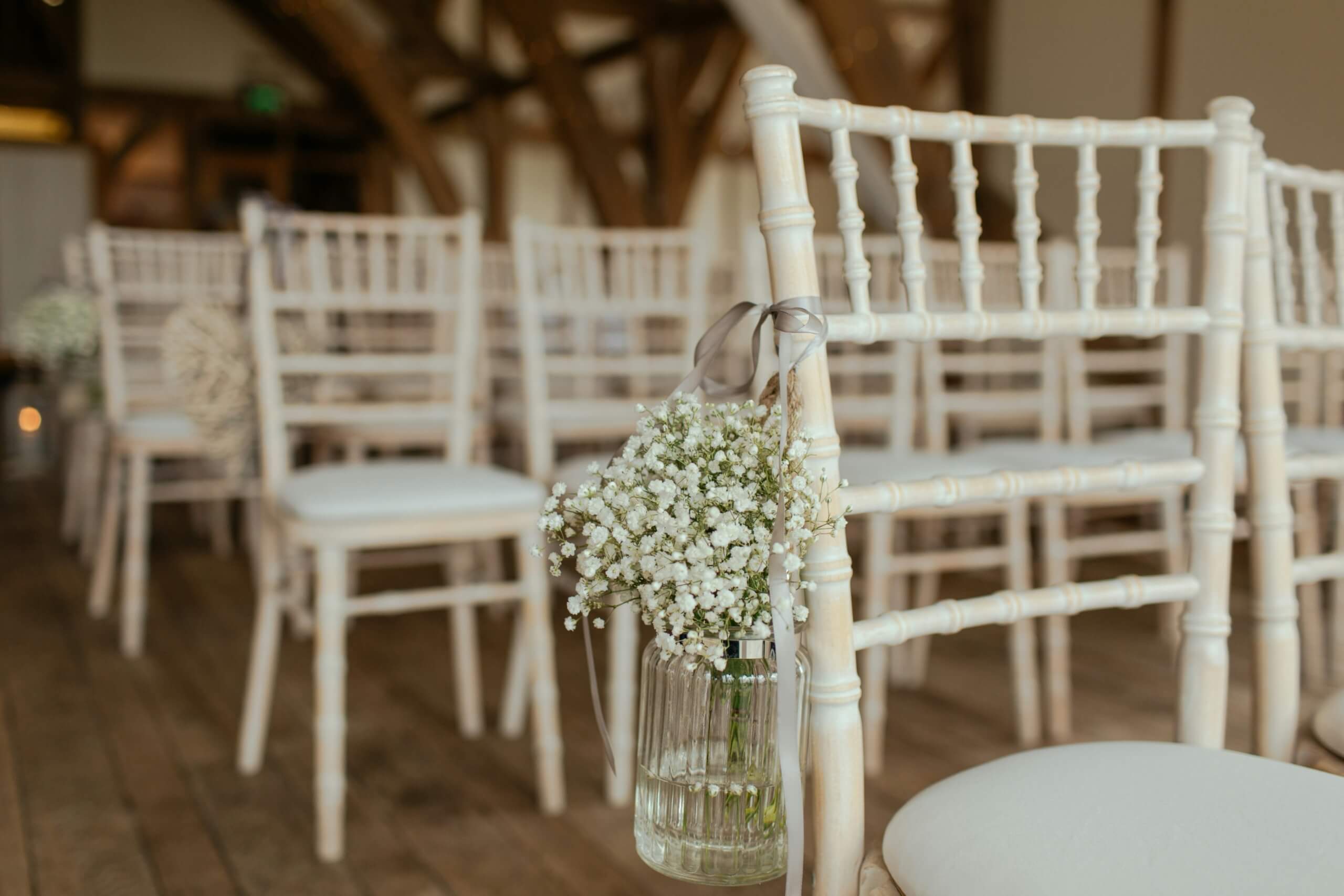 wedding personalized details - wedding aisle flowers