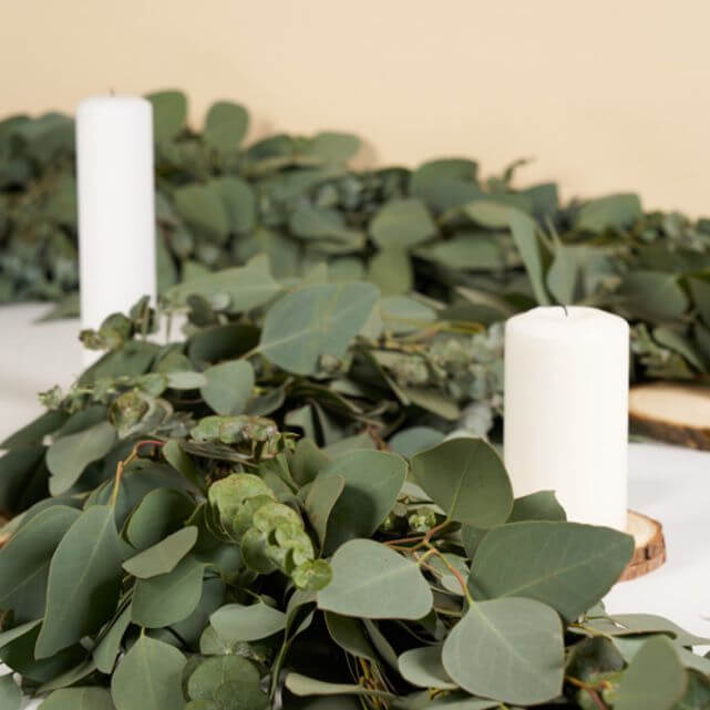 garland - wedding table decorations
