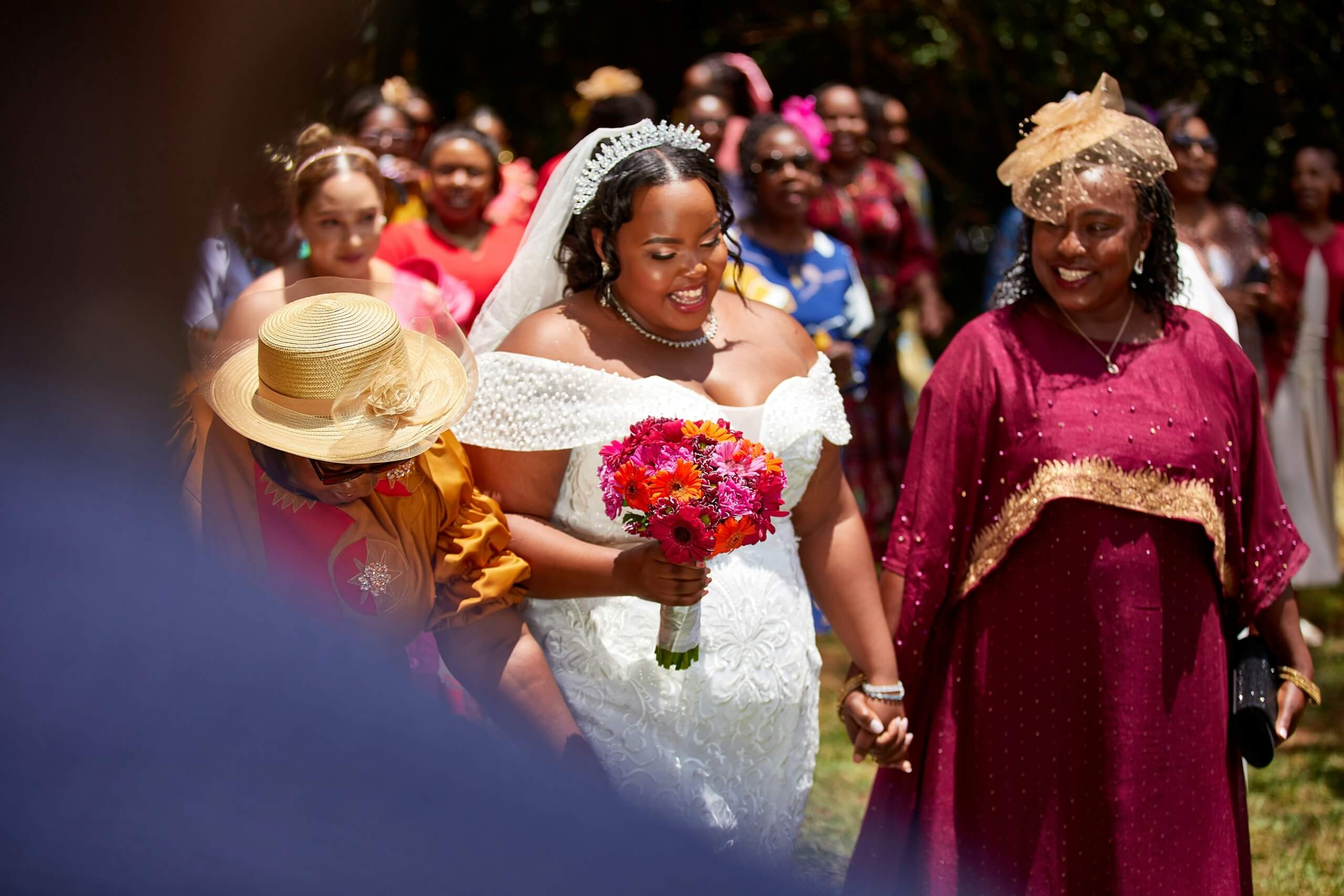mother of the bride dresses - bride and her mother