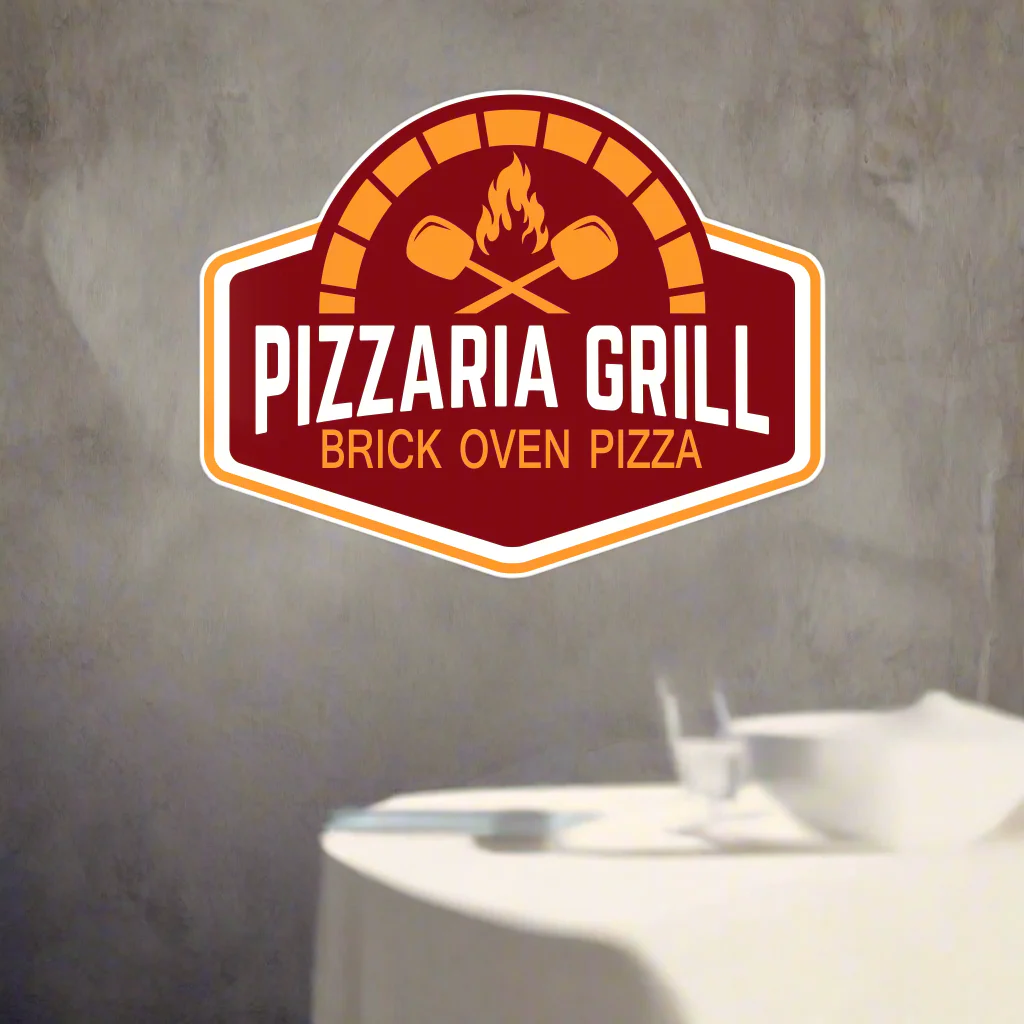 pizza custom wall decals