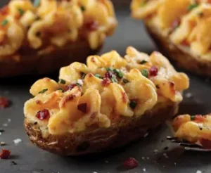 Labor Day BBQ - stuffed potatoes