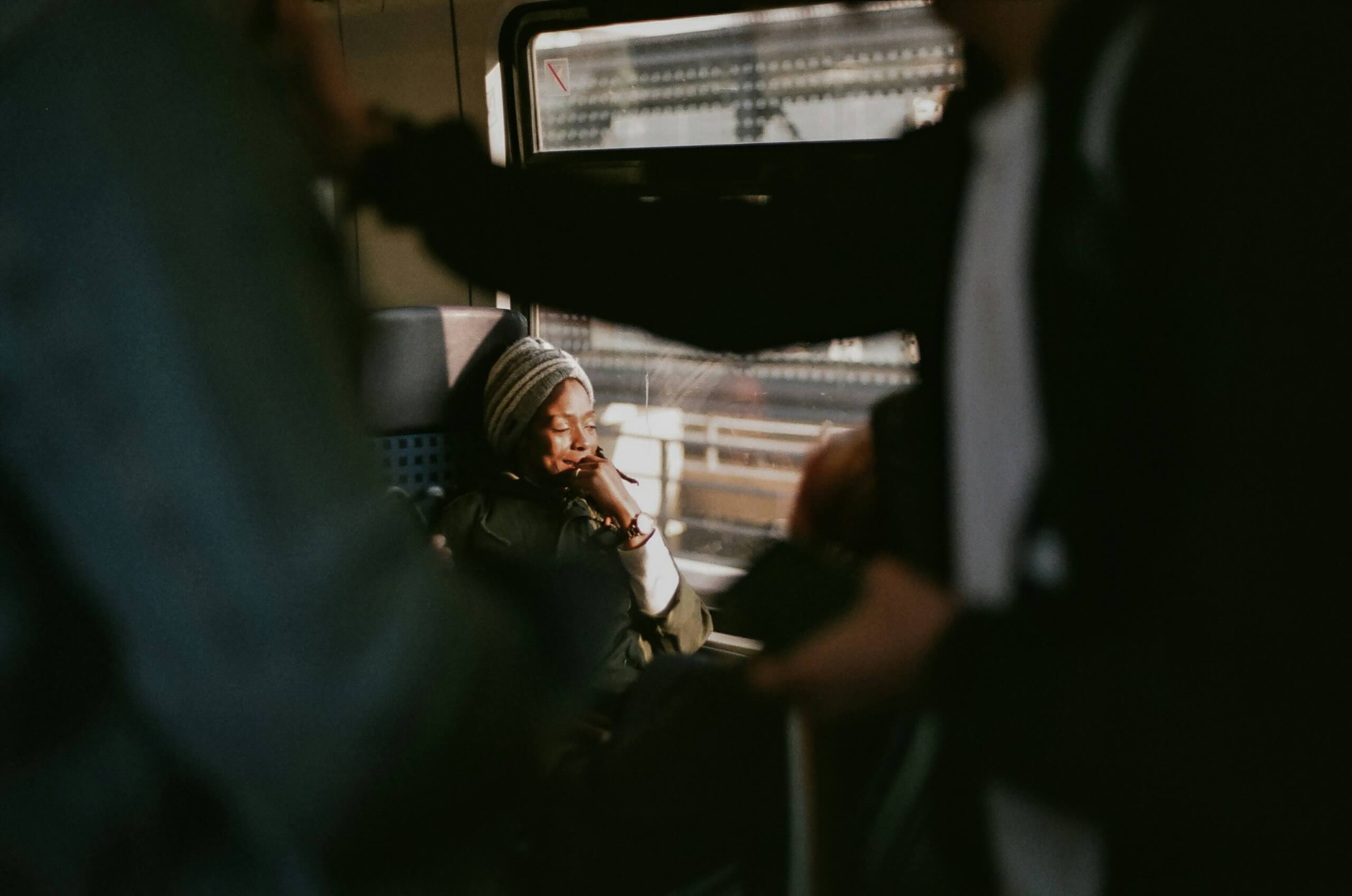 woman on the train - solo trips for women