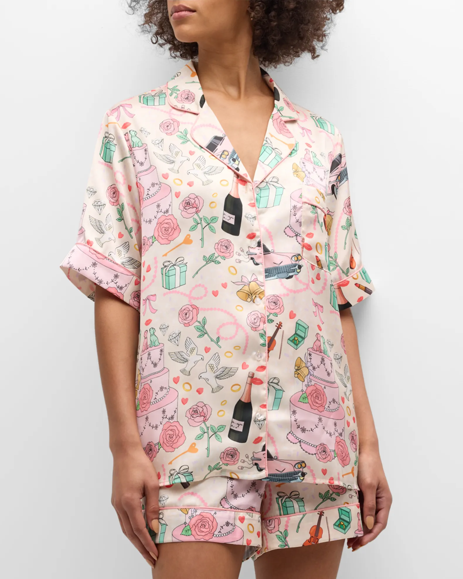 wedding bells - pajama sets for women