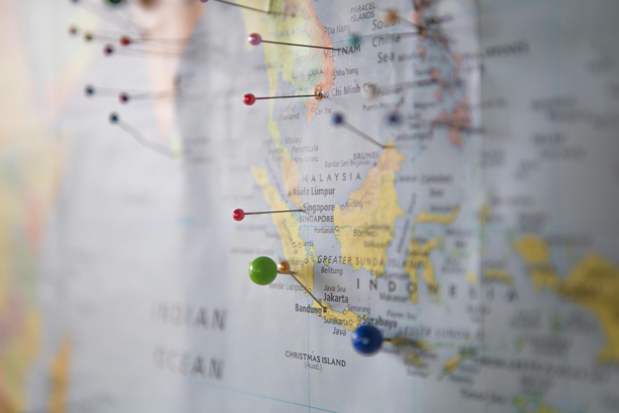 solo trips for women - map 