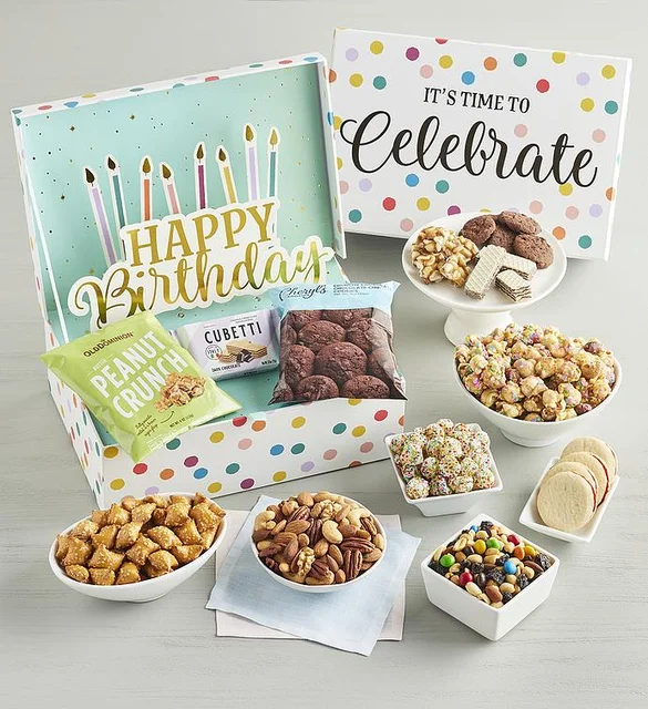 music box Best Birthday Gourmet Gift Baskets
