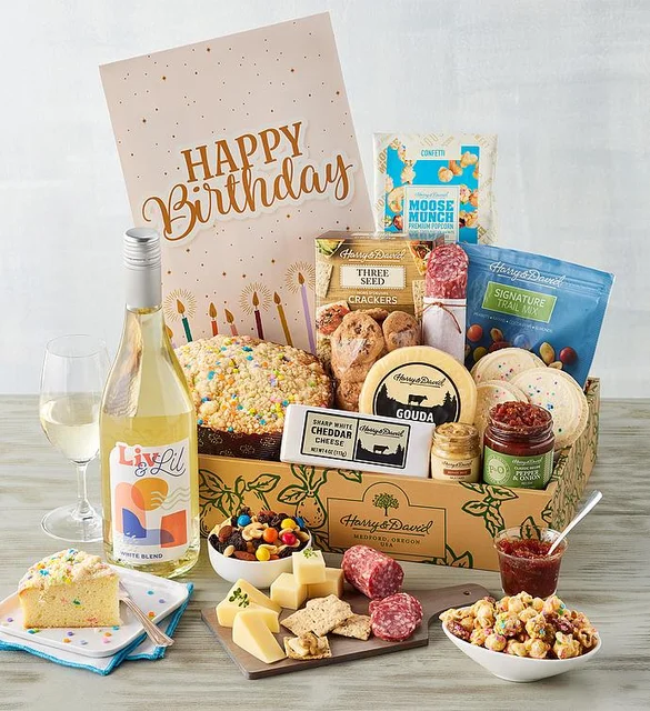 time to celebrate Best Birthday Gourmet Gift Baskets