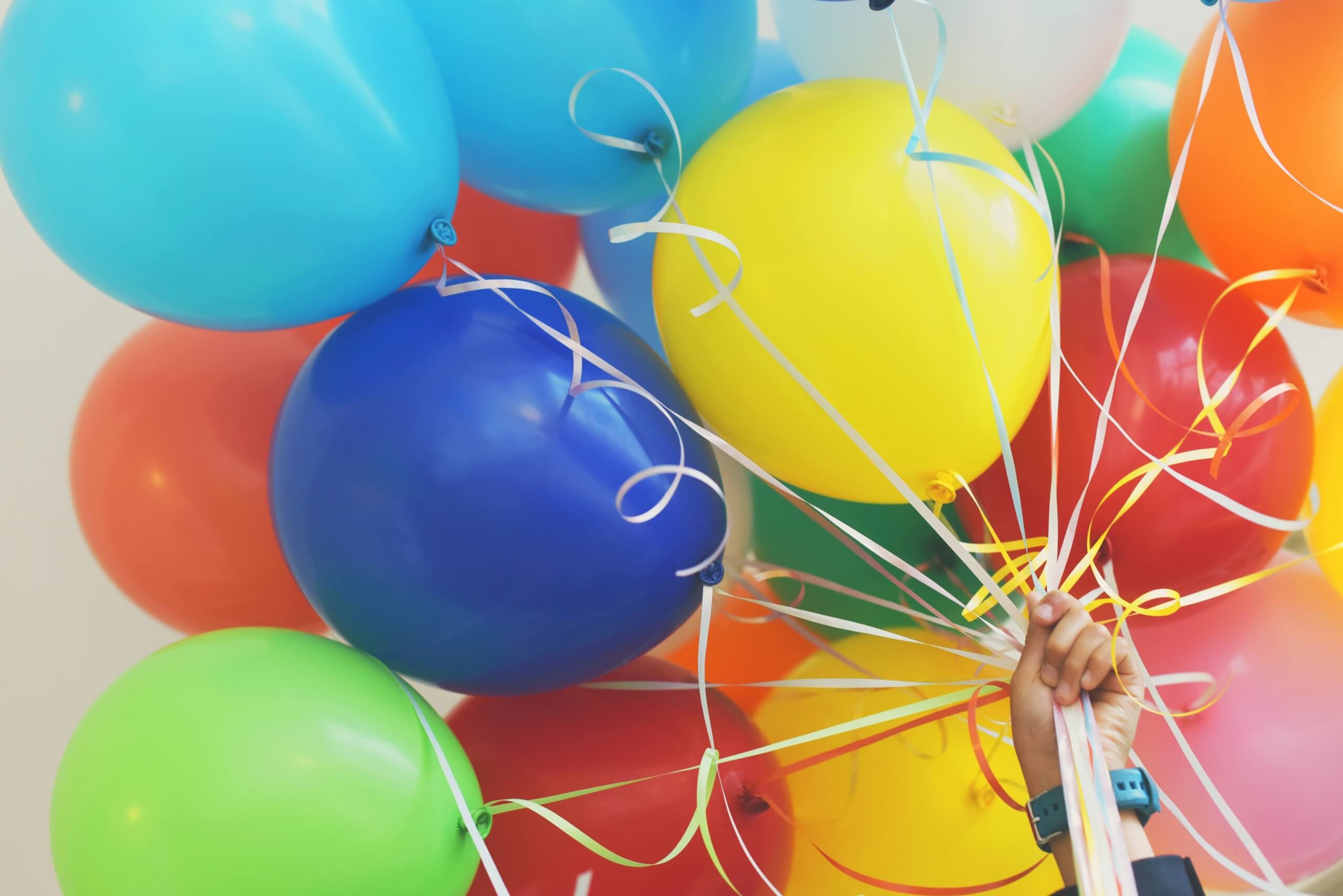 birthday balloons Best Birthday Gourmet Gift Baskets