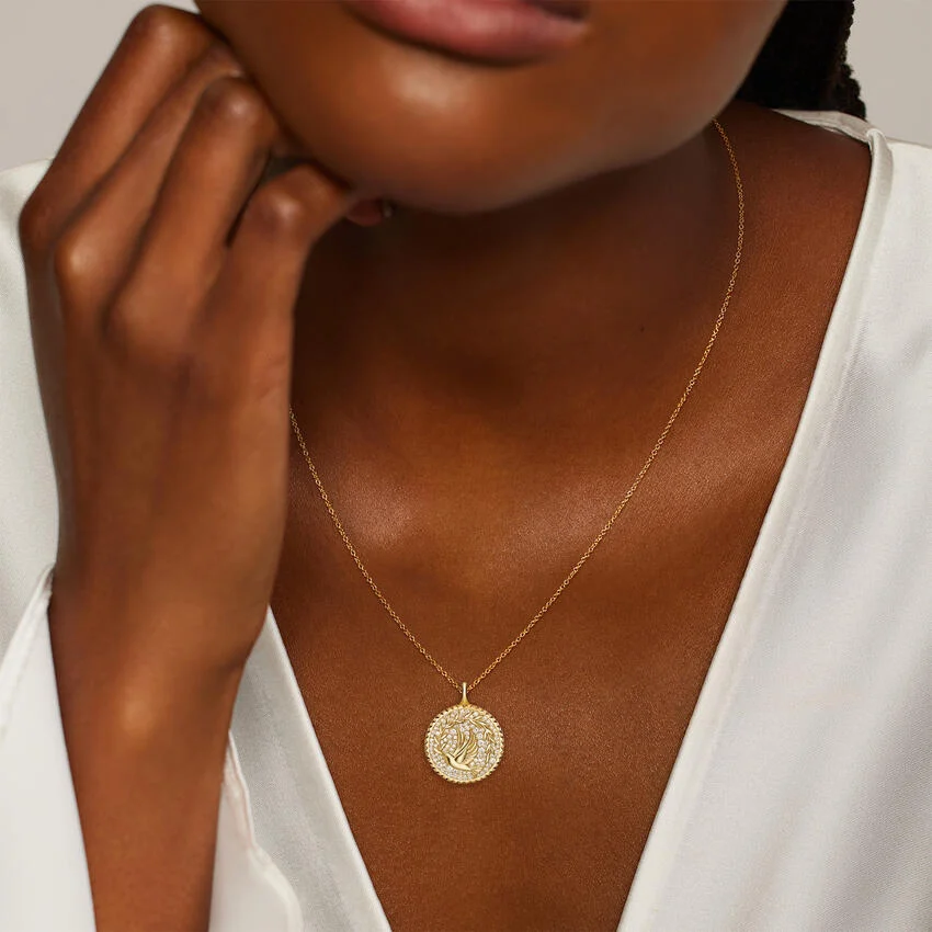 medallion necklace jane goodall collection