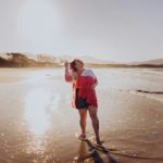 woman on the beach - fall beach trips