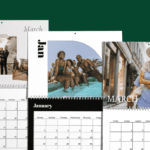 Personalized 2026 Wall Calendars collage of calendars