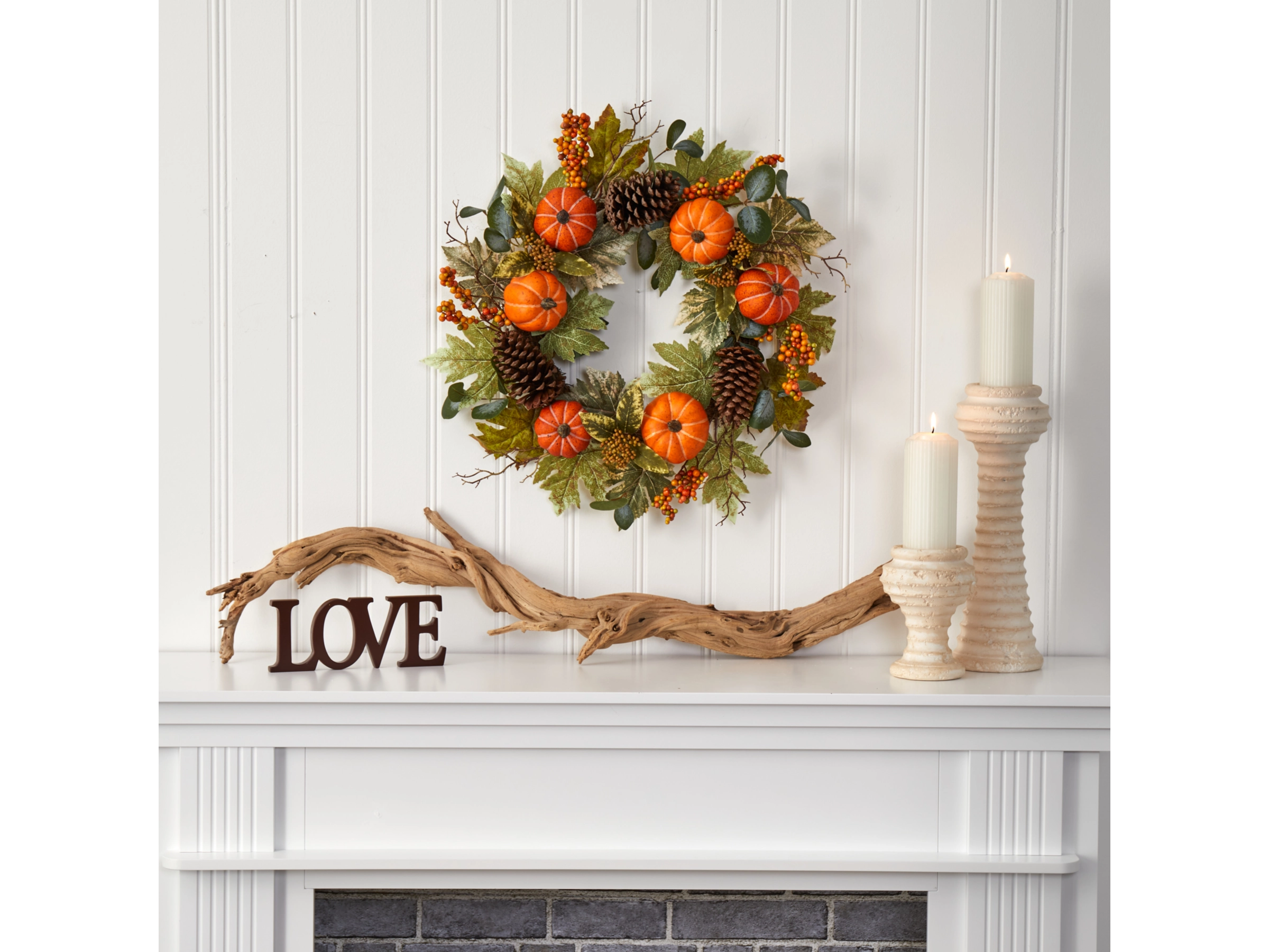 harvest pumpkin affordable fall wreaths
