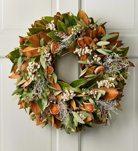 magnolia wreath affordable fall wreaths
