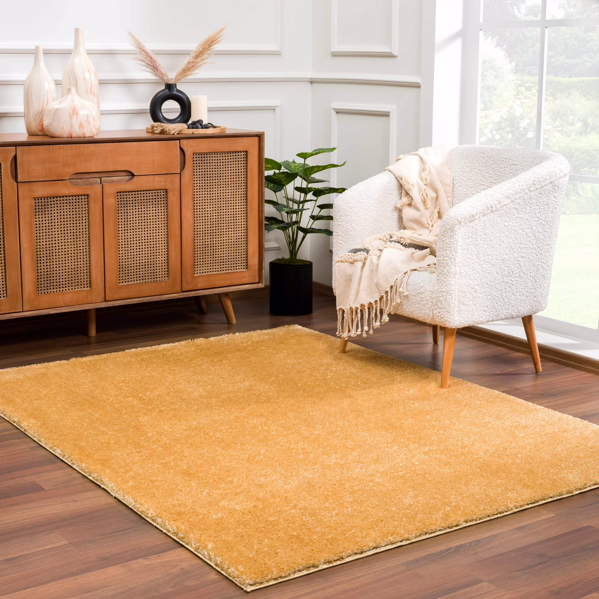 mustard rug fall colors in home decor
