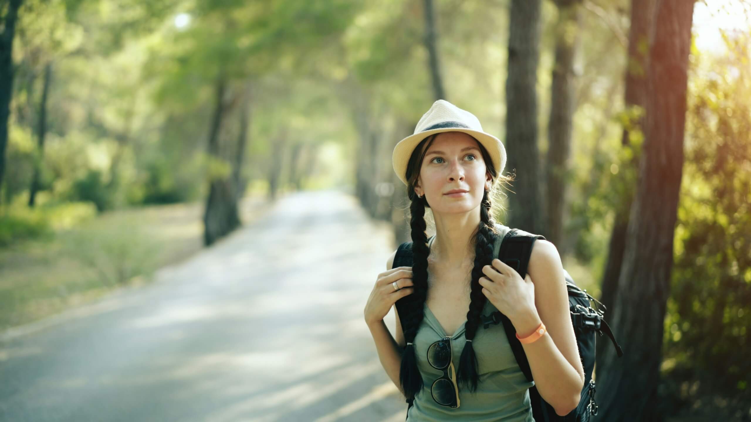 woman traveling outdoors travel tuesday