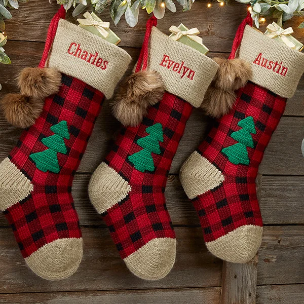jumbo stocking personalized christmas decor