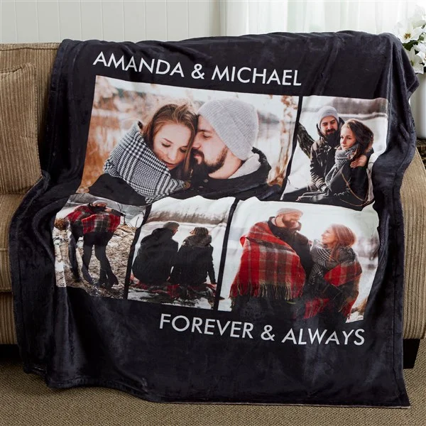 blanket personalized christmas decor