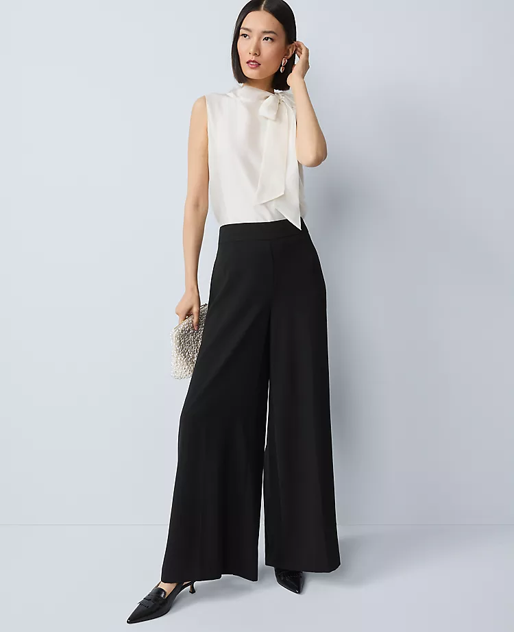 palazzo pants holiday outfits