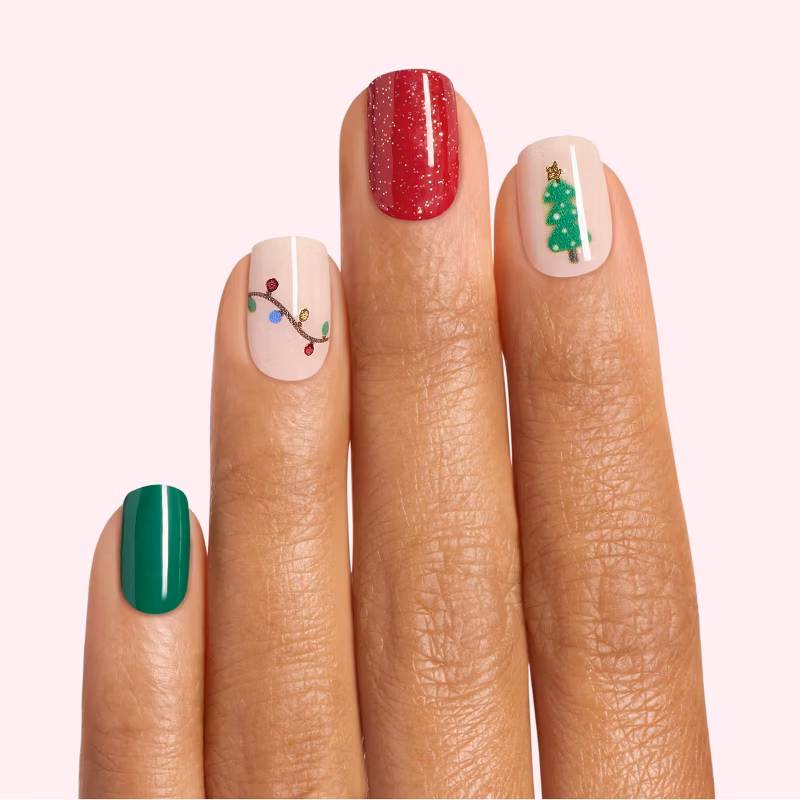 Dashing Diva Holiday Gloss Gel Nail Polish Strips - 32ctwinter nail color trends