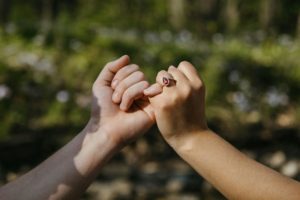 pinky promise engagement ring trends