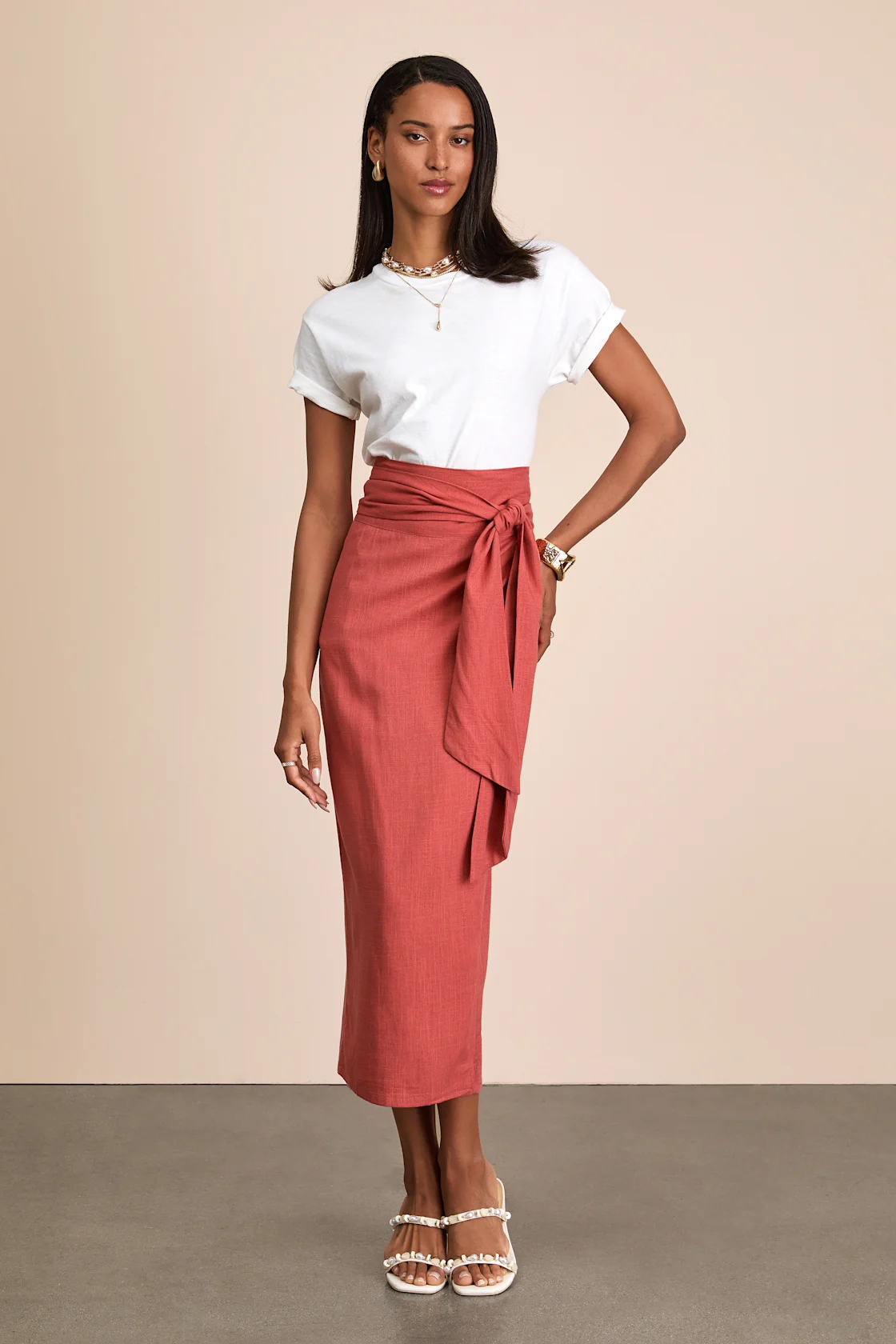 midi skirt spring break capsule wardrobe