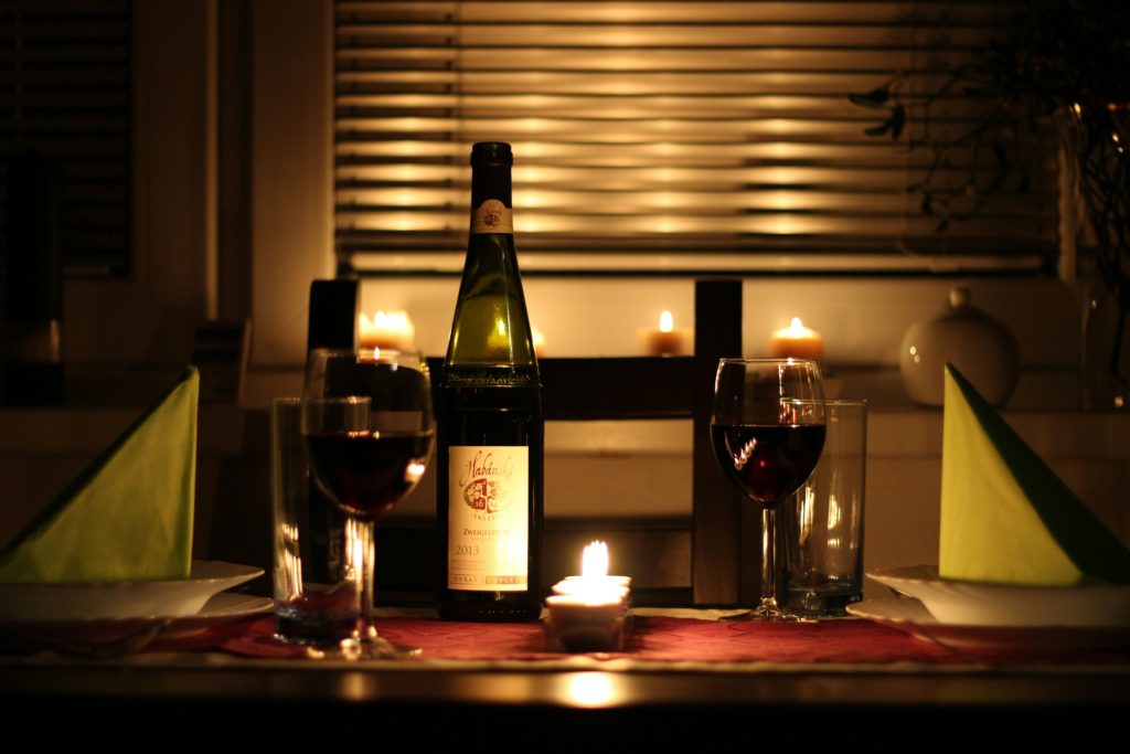 wine tasting night romantic date night Cozy Date Night Ideas at Home