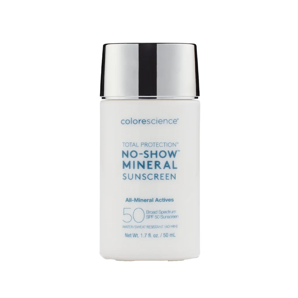 Total Protection® No-Show™ Mineral Sunscreen SPF 50 skincare routine for summer