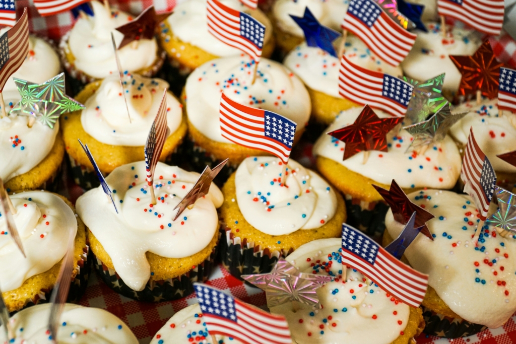 patriotic cupcakes